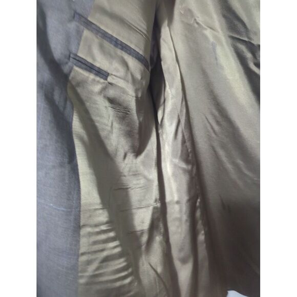 Jack‎ Victor Loro Piana Mens Wool Blazer Jacket 3 Button Gray Size 46 Long - Picture 3 of 11